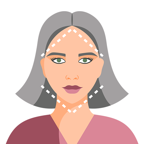 Okulary przeciwsłoneczne do twarzy w kształcie diamentu