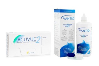 Acuvue 2 (6 soczewek) + Vantio Multi-Purpose 360 ml z etui