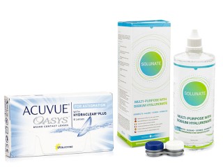 Acuvue Oasys for Astigmatism (6 soczewek) + Solunate Multi-Purpose 400 ml z pojemnikiem