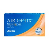 Air Optix Night & Day Aqua (6 soczewek) + Oxynate Peroxide 380 ml z pojemnikiem 39480