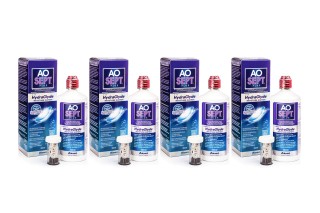 AOSEPT PLUS z Hydraglyde 4 x 360 ml z pojemnikami
