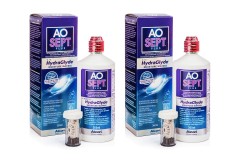 AOSEPT PLUS z Hydraglyde 2 x 360 ml z pojemnikami