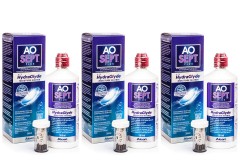 AOSEPT PLUS z Hydraglyde 3 x 360 ml z pojemnikami
