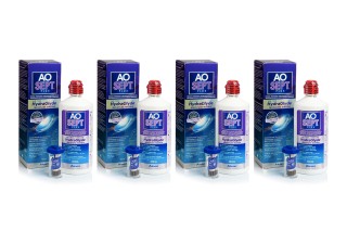 AOSEPT PLUS z Hydraglyde 4 x 360 ml z pojemnikami - DE