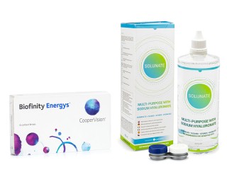 Biofinity Energys (6 soczewek) + Solunate Multi-Purpose 400 ml z pojemnikiem