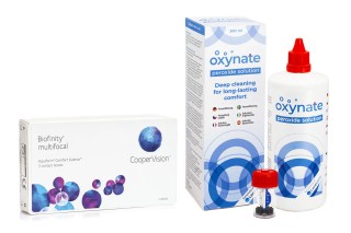 Biofinity Multifocal (3 soczewki) + Oxynate Peroxide 380 ml z pojemnikiem