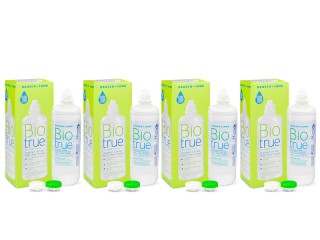 Biotrue Multi-Purpose 4 x 300 ml z pojemnikami - DE