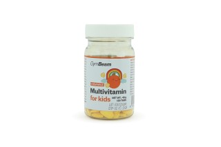 GymBeam Multiwitamina pomarańczowa dla dzieci (120 tabletek do żucia)