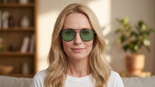 Izipizi Sun #Cruise Black Green lenses Wygenerowany obraz