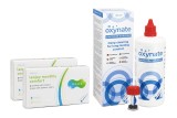 Lenjoy Monthly Comfort (6 soczewek) + Oxynate Peroxide 380 ml z etui 27810