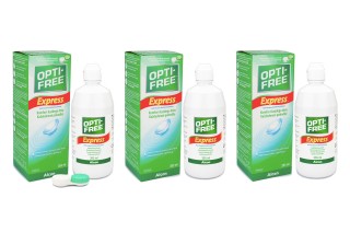 OPTI-FREE Express 3 x 355 ml z pojemnikami