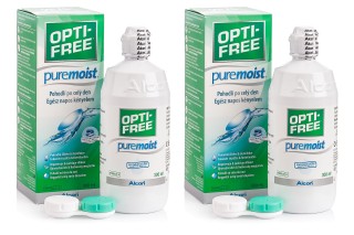 OPTI-FREE PureMoist 2 x 300 ml z pojemnikami