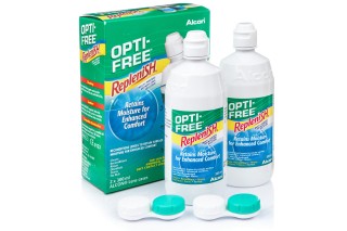 OPTI-FREE RepleniSH 2 x 300 ml z pojemnikami