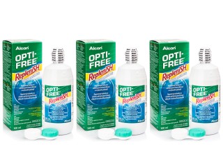 OPTI-FREE RepleniSH 3 x 300 ml z pojemnikami