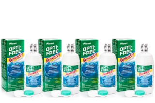 OPTI-FREE RepleniSH 4 x 300 ml z pojemnikami