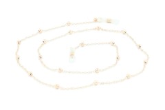 Łańcuszek do okularów Rose gold