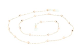 Łańcuszek do okularów Rose gold